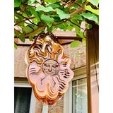 Bungalow Rose 3D Hanging Sun Rotator Metal | 12 H x 12 W x 12 D in | Wayfair FF71218E2BE746AA990F5034B558787D