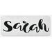 Black 0.1" x 47" L X 19" W Kitchen Mat - East Urban Home Sarah Kitchen Mat 0.1 x 19.0 W in/whiteSynthetics | 0.1" H X 47" L X 19" W | Wayfair