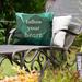 East Urban Home Follow Your Heart Indoor/Outdoor Throw Pillow Polyester/Polyfill blend | 18 H x 18 W x 3 D in | Wayfair