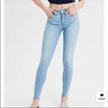 American Eagle Outfitters Jeans | American Eagle Light Wash Skinny Jegging Jeans Size 2 Short | Color: Blue | Size: 2 Short