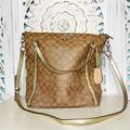 Coach Bags | Coach Peyton Signature Convertible Shoulder Tote | Color: Brown/Tan | Size: Os