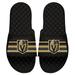 Men's ISlide Black Vegas Golden Knights Stripe Logo Slide Sandals
