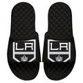 Men's ISlide Black Los Angeles Kings Blown Up Logo Slide Sandals