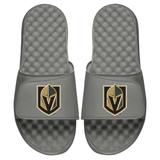 Men's ISlide Gray Vegas Golden Knights Primary Logo Slide Sandals