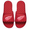 Men's ISlide Red Detroit Wings Primary Logo Slide Sandals