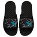 Men's ISlide Black San Jose Sharks Blown Up Logo Slide Sandals