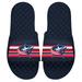 Men's ISlide Navy Columbus Blue Jackets Stripe Logo Slide Sandals