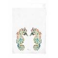 Betsy Drake Interiors Betsy's Seahorses 2-Sided Garden Flag, Synthetic in White | 18 H x 12.5 W in | Wayfair FL388W