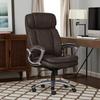 Serta at Home Serta Fairbanks Big & Tall High Back Executive Office & Gaming Chair w/ Layered Body Pillows Upholstered, Leather in Gray | Wayfair