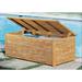 Teak Smith Grade A Soild Wood Deck Box Wood/Solid Wood in Brown | 24.75 H x 65 W x 29.5 D in | Wayfair OTStorageBox