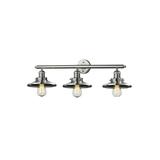 Innovations Lighting Bruno Marashlian Railroad 32 Inch 3 Light Bath Vanity Light - 205-PN-M1