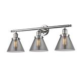 Innovations Lighting Bruno Marashlian Large Cone 32 Inch 3 Light LED Bath Vanity Light - 205-PN-G43-LED