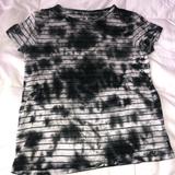 American Eagle Outfitters Tops | Ae Tie Dye Top | Color: Gray/White | Size: Xs