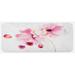 Pink 0.1 x 19 W in Kitchen Mat - East Urban Home Refined Pale Flowers Hand Drawn w/ Brush Marks Petals Nature Art Magenta Pale Kitchen Mat Synthetics | Wayfair