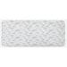 Light Gray 0.1" x 47" L X 19" W Kitchen Mat - East Urban Home Pattern w/ Ornate Snowflake Motifs | 0.1" H X 47" L X 19" W | Wayfair