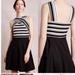 Anthropologie Dresses | Anthropologie Maeve Crosswise Flare Bandage Dress | Color: Black/White | Size: 0