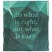 East Urban Home Do What Is Right Quote Single Duvet Cover Microfiber in Green | Queen Duvet Cover | Wayfair 92EE13068F97405A87917B0D0FBE22A4