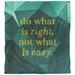 East Urban Home Do What Is Right Quote Single Duvet Cover Microfiber in Green/Yellow | King Duvet Cover | Wayfair 0C674D1AE4294B5BB3EDA9D3986F5BC2