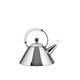 Alessi Whistling Kettle Stainless Steel in White | 8.86 H x 8.66 W x 8.66 D in | Wayfair 9093 W