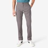 Dickies Men's Skinny Fit Double Knee Work Pants - Silver Size 42 32 (WP811)