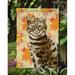 Caroline's Treasures Bengal Fall Leaves Flag Garden Size Ck3075gf, Polyester in Black/Brown/Orange | 15 H x 11 W in | Wayfair