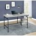 Steelside™ Bryce Desk Wood/Metal in Black/Brown/Gray | 30 H x 47.25 W x 23.5 D in | Wayfair 5F7A59F3EA644F3D84F90E437FB7FD82