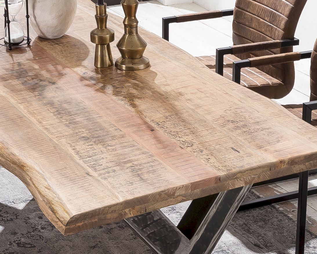 SIT Tops & Tables Tischplatte Mango Massiv 90x160 cm