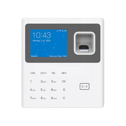 Zeiterfassungssystem Stempeluhr für Mitarbeiter Stechuhr - Personalzeiterfassung per Fingerabdruck Wifi