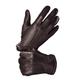 YISEVEN Men's Deerskin Leather Dress Vintage Gloves Warm Cashmere Lined Three Point Winter Cold Weather Handsewn Heated Motorcycle Everyday Soft Genuine Work Gifts, Brown 8.5"/S