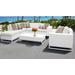 Miami 7 Piece Outdoor Wicker Patio Furniture Set 07f in Sail White - TK Classics Miami-07F