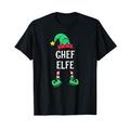 Chef Elfe Partnerlook Familien Outfit Frauen Weihnachten T-Shirt