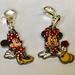 Disney Jewelry | Disney Minnie Mouse Charm Charms Disneyana Clip On | Color: Black/Red | Size: Os