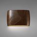 Latitude Run® Anny 1-Light LED Wall Sconce Ceramic/Metal in Brown | 9.75 H x 16 W x 4 D in | Wayfair 46EABD8E9B73442B9F87F2458C9736CD