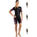 Cressi Playa Lady Shorty Wetsuit 2.5 mm - Kurzer Neoprenanzug für Damen aus hochelastischem Neopren 2.5mm,