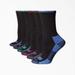 Dickies Women's Moisture Control Crew Socks, Size 6-9, 6-Pack - Black One (I61002)