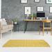 White/Yellow 60 x 0.4 in Area Rug - East Urban Home Monochrome Moon Phases Light Yellow/White Area Rug Chenille | 60 W x 0.4 D in | Wayfair