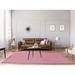 White 36 x 0.4 in Area Rug - East Urban Home Classic Geometric Ombre Pink Area Rug Chenille | 36 W x 0.4 D in | Wayfair