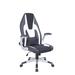 Ebern Designs Beavin Ergonomic Gaming Chair Faux Leather in Black | 50.79 H x 27.17 W x 26.77 D in | Wayfair 16D77AA17D86484A89DAD088EE448E00