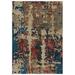 Blue/Brown 60 x 0.4 in Area Rug - Latitude Run® Tho Camouflage Handmade Tufted Blue/Gray/Brown Area Rug | 60 W x 0.4 D in | Wayfair