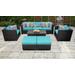 Barbados 8 Piece Outdoor Wicker Patio Furniture Set 08c in Aruba - TK Classics Barbados-08C-Aruba