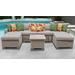 Coast 7 Piece Outdoor Wicker Patio Furniture Set 07a in Beige - TK Classics Coast-07A-Beige