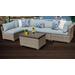 Monterey 6 Piece Outdoor Wicker Patio Furniture Set 06a in Spa - TK Classics Monterey-06A-Spa