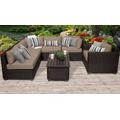 Venice 7 Piece Outdoor Wicker Patio Furniture Set 07c in Wheat - TK Classics Venice-07C