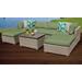 Monterey 7 Piece Outdoor Wicker Patio Furniture Set 07b in Cilantro - TK Classics Monterey-07B-Cilantro