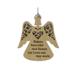 The Holiday Aisle® Angel Sister Hanging Figurine Ornament Wood in Brown | 4 H x 4 W x 1 D in | Wayfair CAC5F6831F4A4ACBA58E43DC51465B28