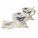 Rosalind Wheeler Edgware 25Th Anniversary 6 Piece Teacup & Saucer Set Porcelain/Ceramic in Blue/White | 8 H in | Wayfair