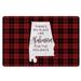 Red 27 x 1 W in Kitchen Mat - The Holiday Aisle® Taniya There's No Place Like Alabama for the Holidays Kitchen Mat Synthetics | Wayfair