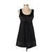 Candie's Casual Dress - A-Line: Black Jacquard Dresses - Women's Size 1