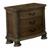 Charlton Home® Oliwier Wooden 3 Drawers Nightstand in Wood in Brown | 29.63 H x 30 W x 18 D in | Wayfair 11A0FD3E75E443F9AAC27835B4D1EF0C