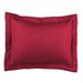 Winston Porter Beckmann Solid Red Standard Pillow Sham 100% Cotton | 25 H x 31 W x 0.25 D in | Wayfair 705E542F993447E186DAA90DA272886D